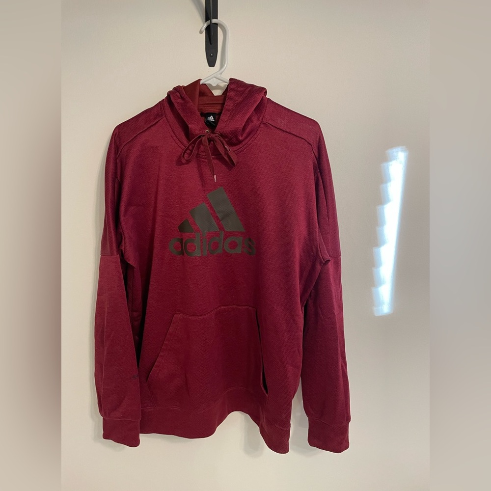 Adidas sweatshirt red size large